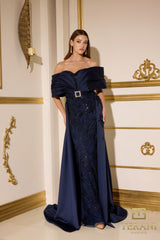 Terani Couture 252E5124 Long Formal Overskirt Evening Dress