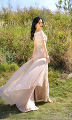 Terani Couture 252M5308 Evening Long Fitted Overskirt Formal Dress