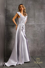 Terani Couture 252M5342 Long Evening Formal Fitted Dress
