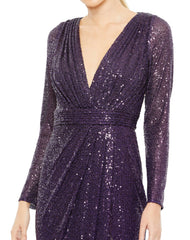 Prom Long Sleeve Formal Dress Long Sleeves Mac Duggal 26490