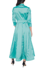 Marina 268350 Midi Length A Line Cocktail Pocket Dress