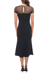 Marina 268992 Short Cocktail Fitted Midi Length Dress