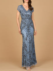 Lara Dresses 28865 Formal Long Beaded Mermaid Evening Dress