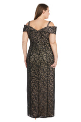 Long Plus Size Dress Mother of the Bride Formal R&M Richards 2886W