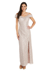 Long Mother of the Bride Formal Dress Evening R&M Richards 2886