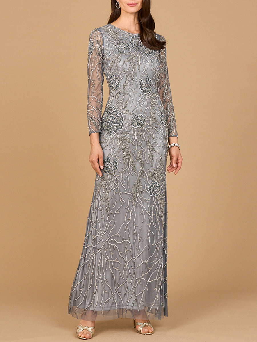Lara Dresses 28889 Long Beaded Mother of the Bride Formal Dress