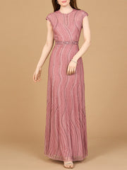 Lara Dresses 28898 Beaded Long Formal Evening Dress