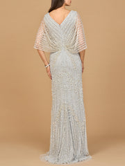 Lara Dresses 28967 Beaded Lace Mother of the Bride Long Formal Dress