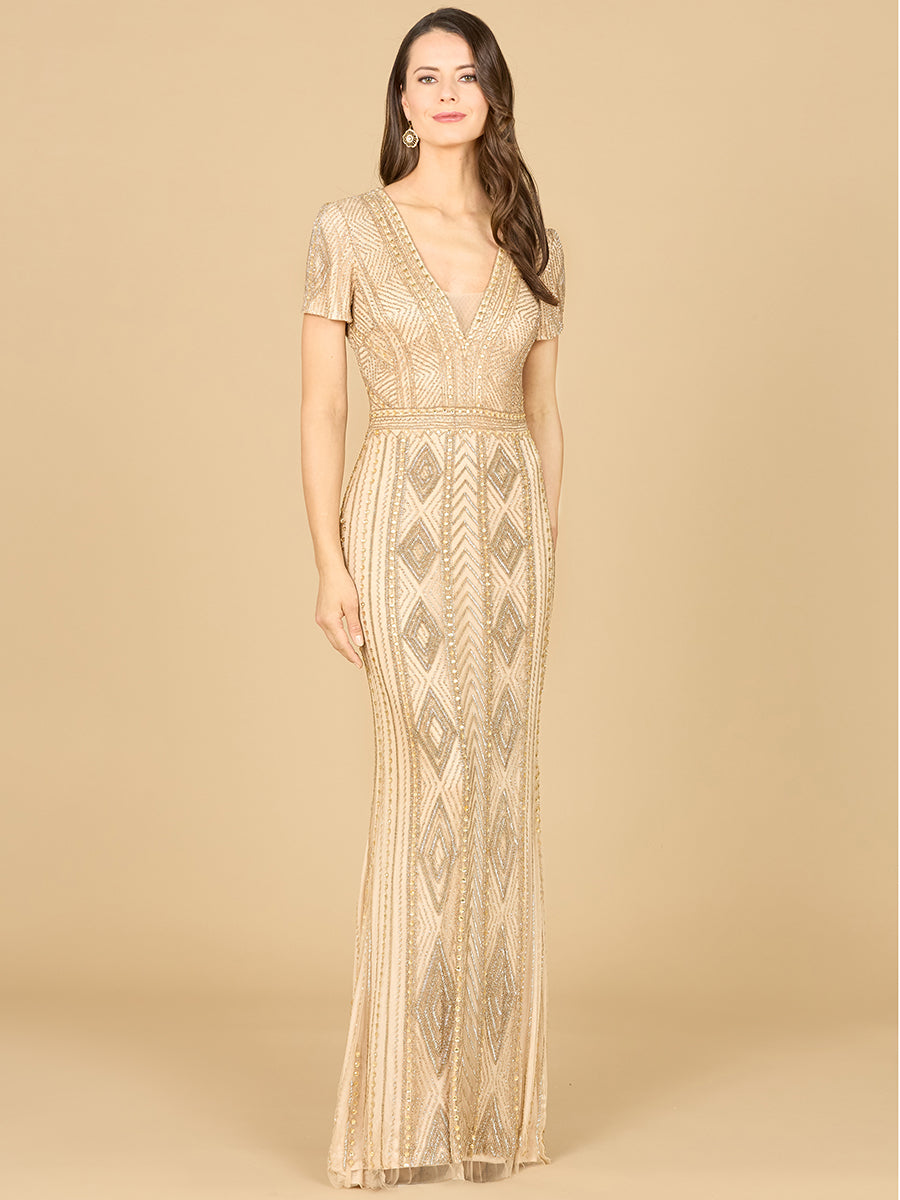 Lara Dresses 29606 Fitted Formal Long Mother of the Bride Mermaid Dress