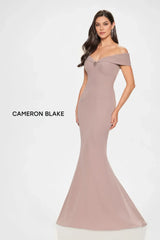 Cameron Blake CB212 Long Evening Formal Beaded Mermaid Dress