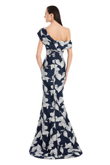 Alexander by Daymor 3044S25 Long Mermaid Formal Printed Dress