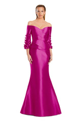 Alexander by Daymor 3049S25 Long Formal Mermaid Applique Dress