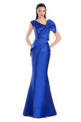 Alexander by Daymor 3055S25 Mermaid Long Formal Pleated Evening Dress