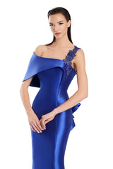 Alexander by Daymor 3060S25 Mermaid Long Formal Beaded Floral Prom Dress