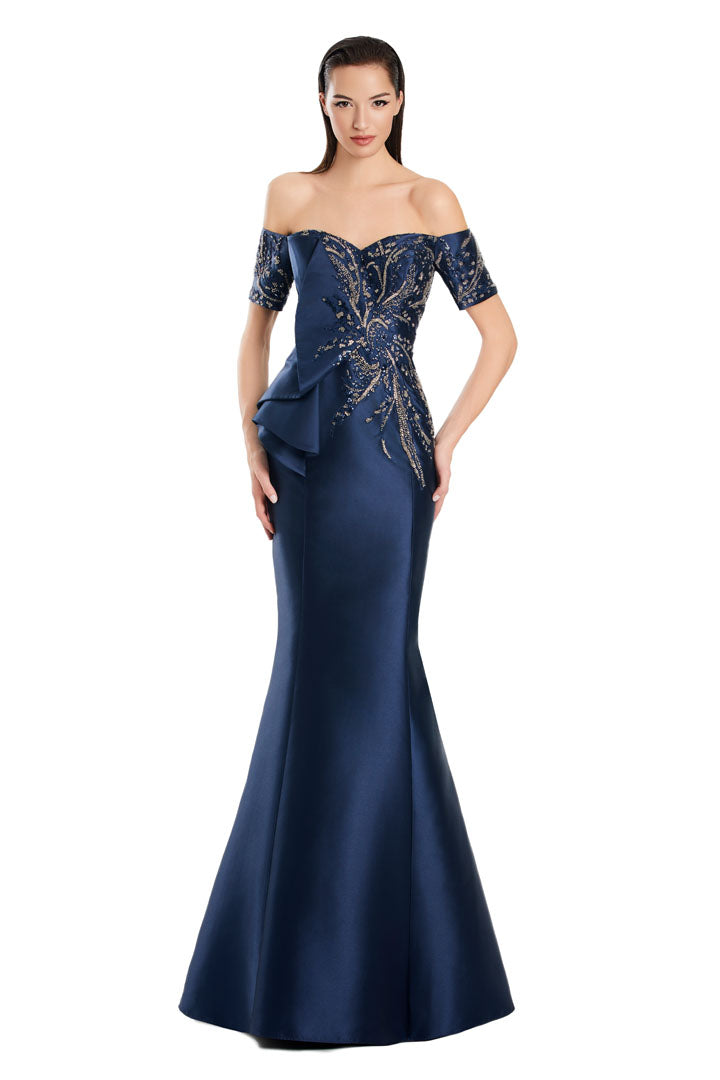 Alexander by Daymor 3066S25 Long Mermaid Formal Evening Beaded Dress