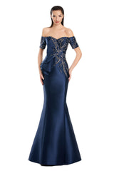 Alexander by Daymor 3066S25 Long Mermaid Formal Evening Beaded Dress