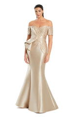 Alexander by Daymor 3066S25 Long Mermaid Formal Evening Beaded Dress