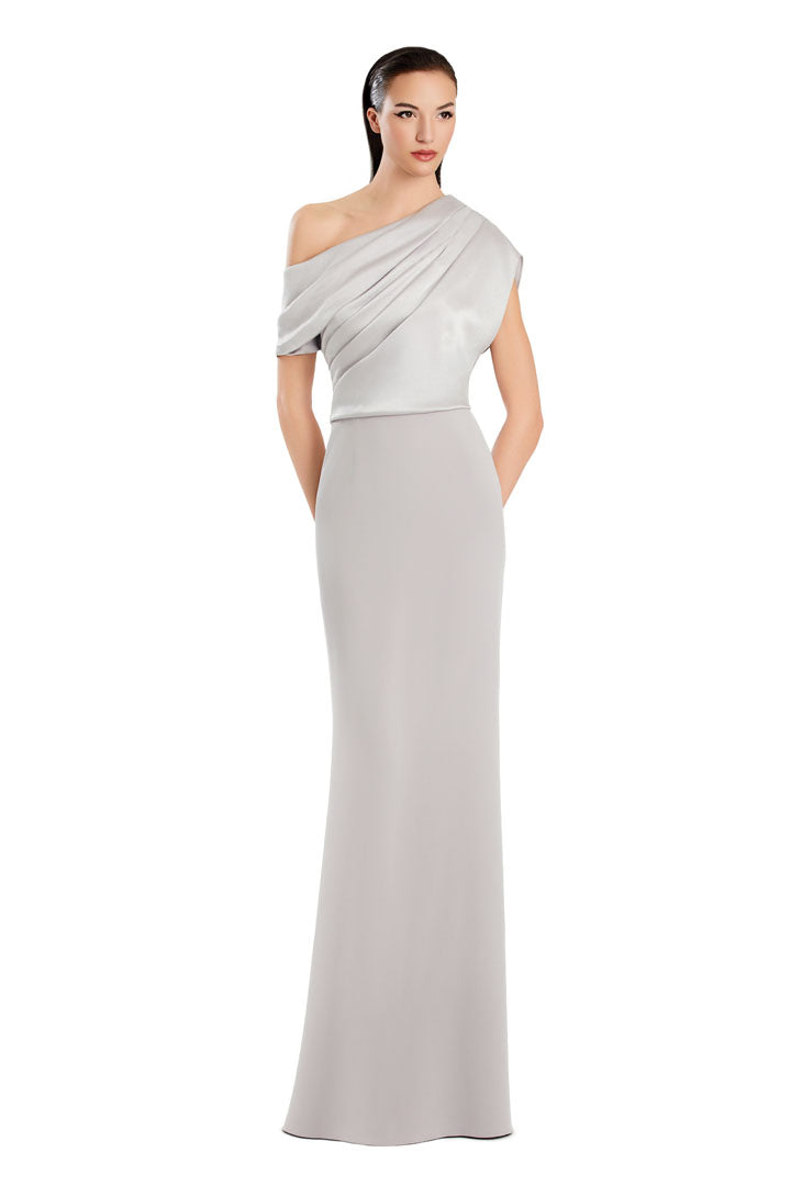 Alexander by Daymor 3083S25 Formal Long Evening Pleated Dress