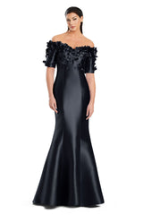 Alexander by Daymor 3084S25 Long Mermaid Applique Formal Evening Dress