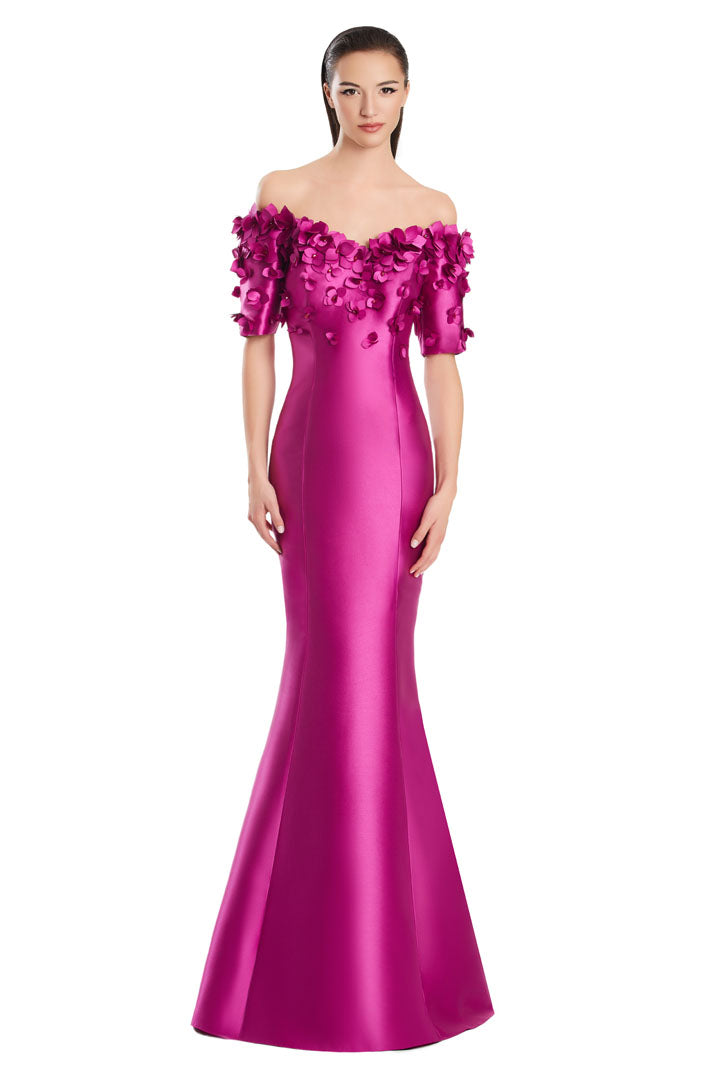Alexander by Daymor 3084S25 Long Mermaid Applique Formal Evening Dress