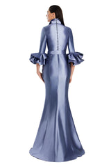 Alexander by Daymor 3087S25 Long Evening Gown Formal Ruffled Dress