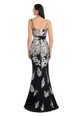 Alexander by Daymor 3088S25 Fitted Long Fornal Printed Jacket Dress