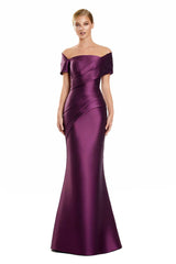 Alexander by Daymor 3134F25 Fitted Long Formal Evening Pleated Dress