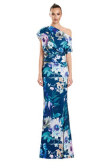 Alexander by Daymor 3140F25 Formal Long Floral Printed Dress
