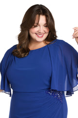 Plus Size Long Dress Mother of the Bride Formal R&M Richards 3144W