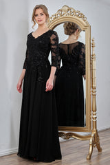 Adora Design 3247 Plus Size Long Formal A Line Applique Evening Dress