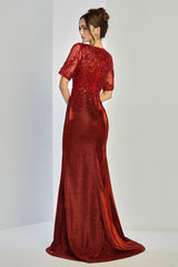 Adora Design 3252 Fitted Long Formal Plus Size Evening Dress