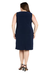 Plus Size Short Dress Two Piece Jacket R&M Richards 3371W