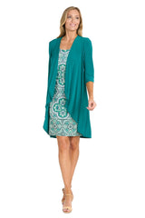 Mother of the Bride Short Petite Dress Jacket R&M Richards 3567P
