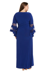 Long Plus Size Evening Dress Formal R&M Richards 3641W