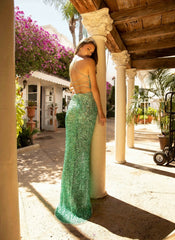 Primavera Couture 3769 Fitted Long Sequin Evening Prom Dress