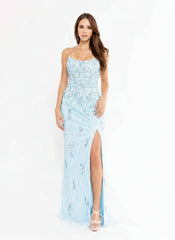 Primavera Couture 3917 Long Fitted Sequins Formal Prom Dress
