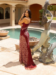 Primavera Couture 3935 Long Sequins Evening Prom Formal Dress