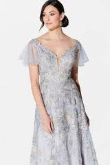 Ivonne D 122D63 A Line Long Mother of the Bride Formal Dress