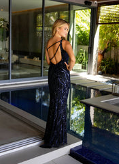 Primavera Couture 4118 Long Formal Sequin Evening Prom Dress