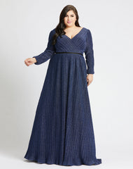 Fabulouss Long Sleeve Plus Size Prom Dress Long Sleeves Mac Duggal 48892