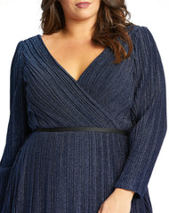 Fabulouss Long Sleeve Plus Size Prom Dress Long Sleeves Mac Duggal 48892