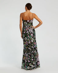 Long Formal Floral Prom Dress Formal Floral Long Prom Mac Duggal 49827