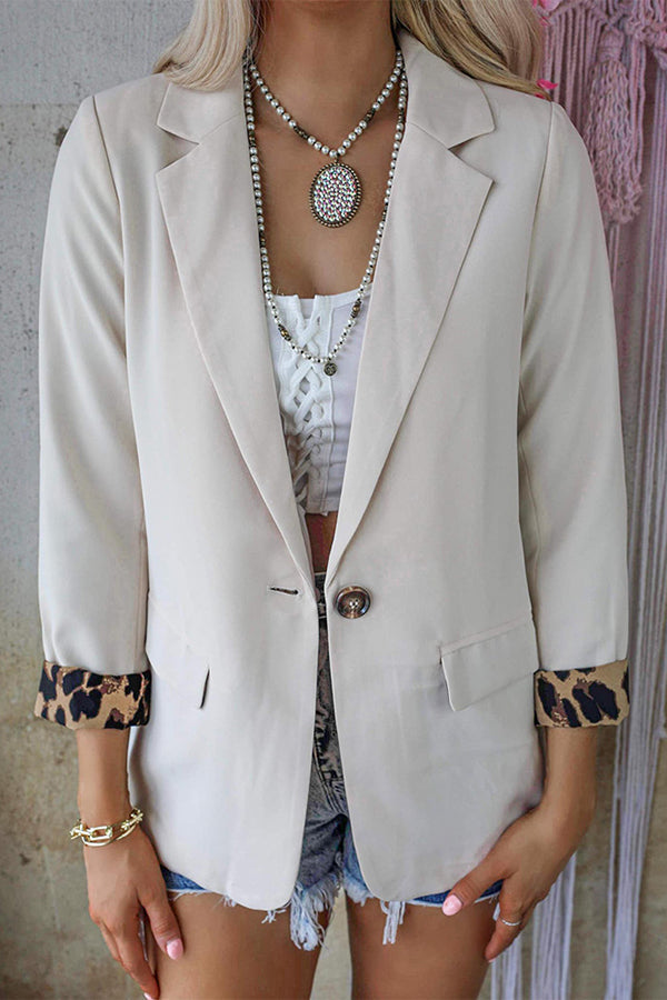 The Queenie Leopard Print Blazer