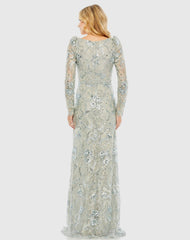 Long Lace Dress Mother of the Bride Formal Mac Duggal 68190