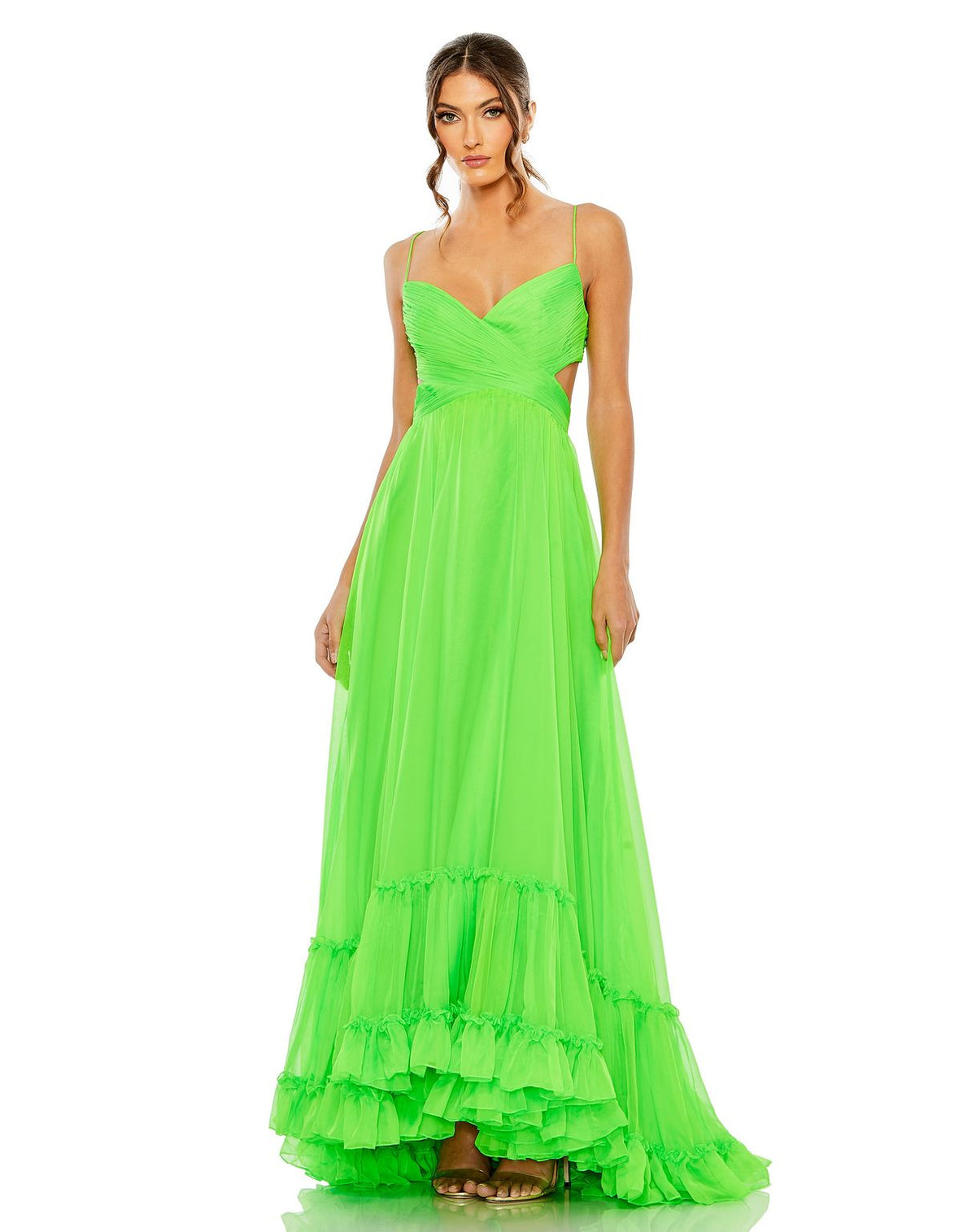 Prom Tiered Ruffle Long Formal Dress Tiered Ruffle Long Formal Mac Duggal 68477