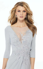 MGNY Madeline Gardner New York 72115 Long Beaded Formal evening Dress