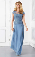 MGNY Madeline Gardner New York 72302 Mother of the Bride Long Formal A Line Dress