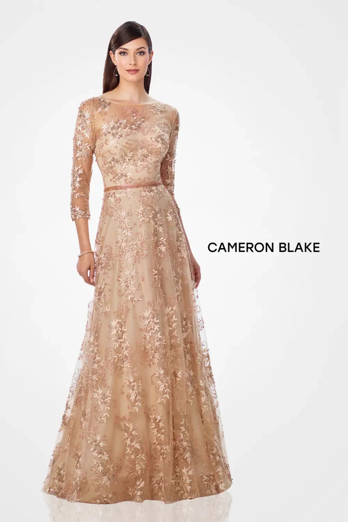 Cameron Blake 118682 Formal Long Mother of the Bride A Line Dress
