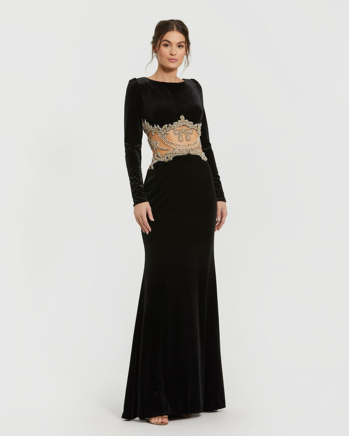 Formal Evening Dress Fitted Long Mac Duggal 79445