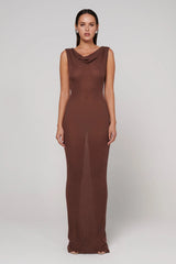 Kyra Maxi Dress - Bark